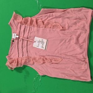 Belle du jour pink blouse